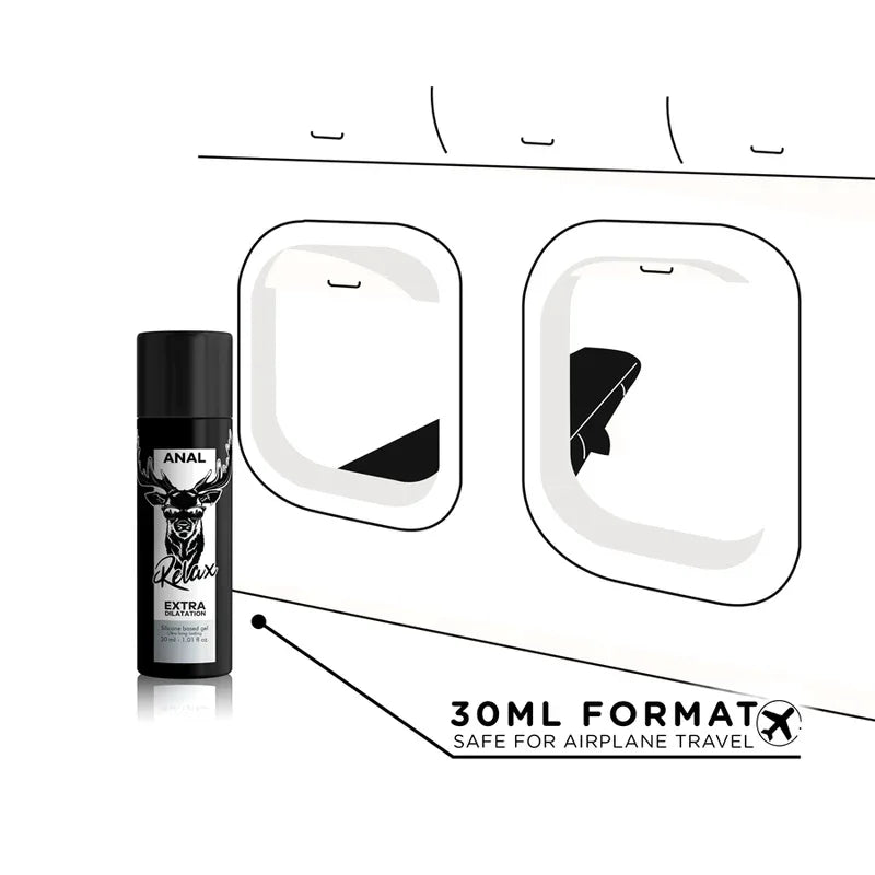 BLACK HOLE - GEL BASE SILICONE DILATATION ANALE 30 ML - Incandessens