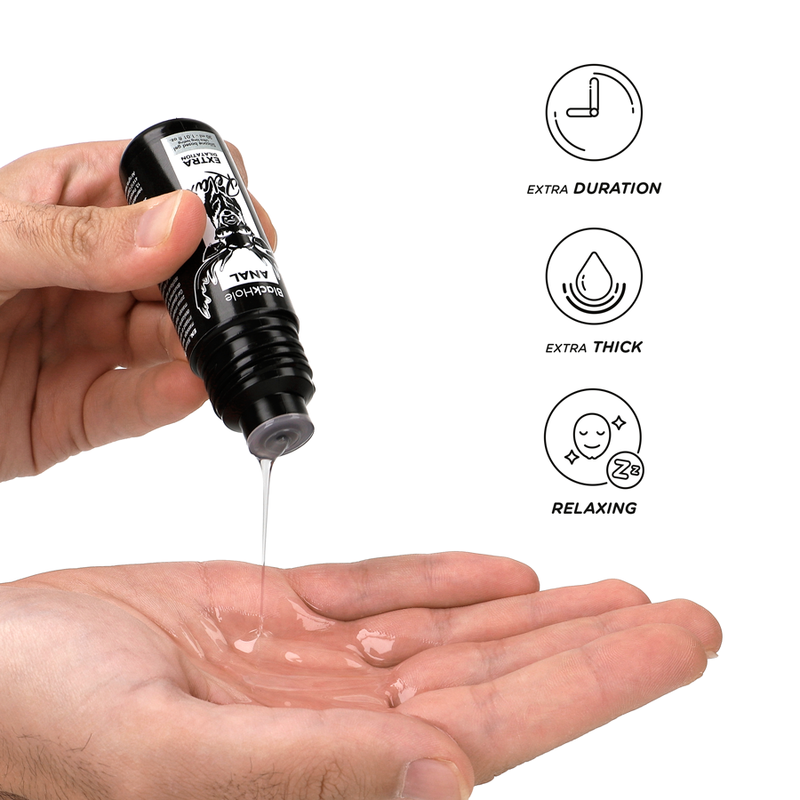 BLACK HOLE - GEL BASE SILICONE DILATATION ANALE 30 ML
