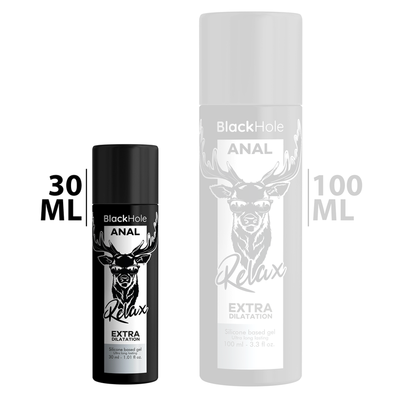 BLACK HOLE - GEL BASE SILICONE DILATATION ANALE 30 ML