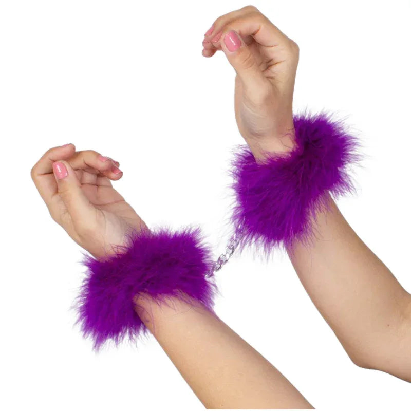 SECRETPLAY - MENOTTES MARABOU VIOLET - Incandessens