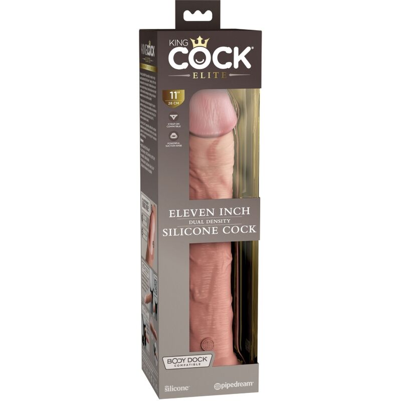 KING COCK Elite - Gode Silicone Réaliste 28cm XXL