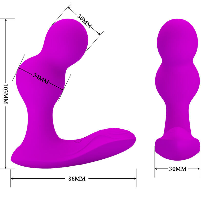PRETTY LOVE - MASSEUR VIBRATEUR ANAL TERRANCE AVEC TÉLÉCOMMANDE