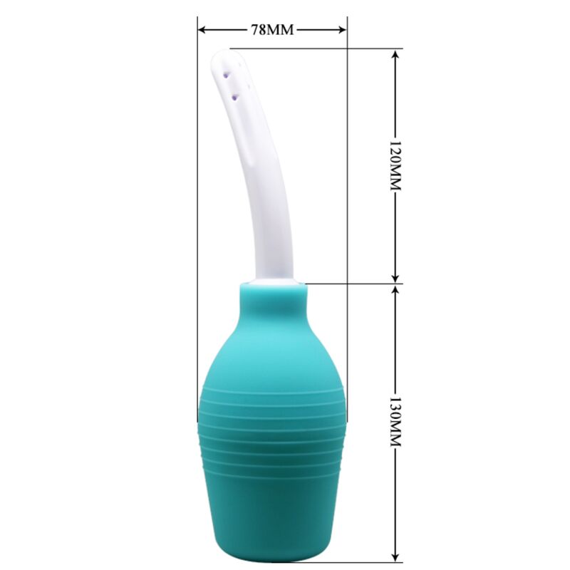 MR PLAY - POIRE DE LAVEMENT EN CAOUTCHOUC BLEU POIRE ANAL