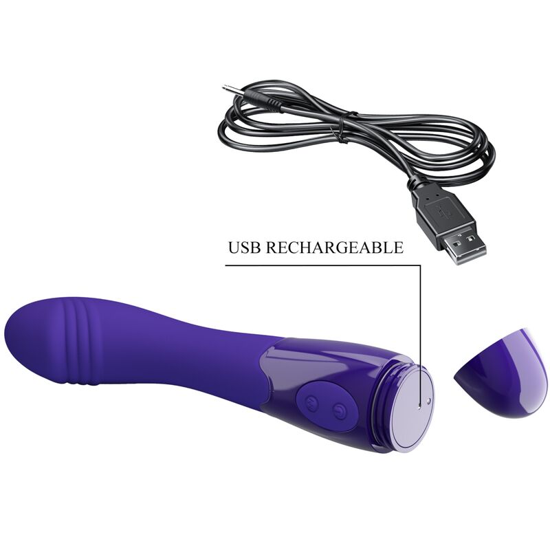 PRETTY LOVE - DILDO VIBROMASSEUR VIOLET ELEMENTAL YOUTH