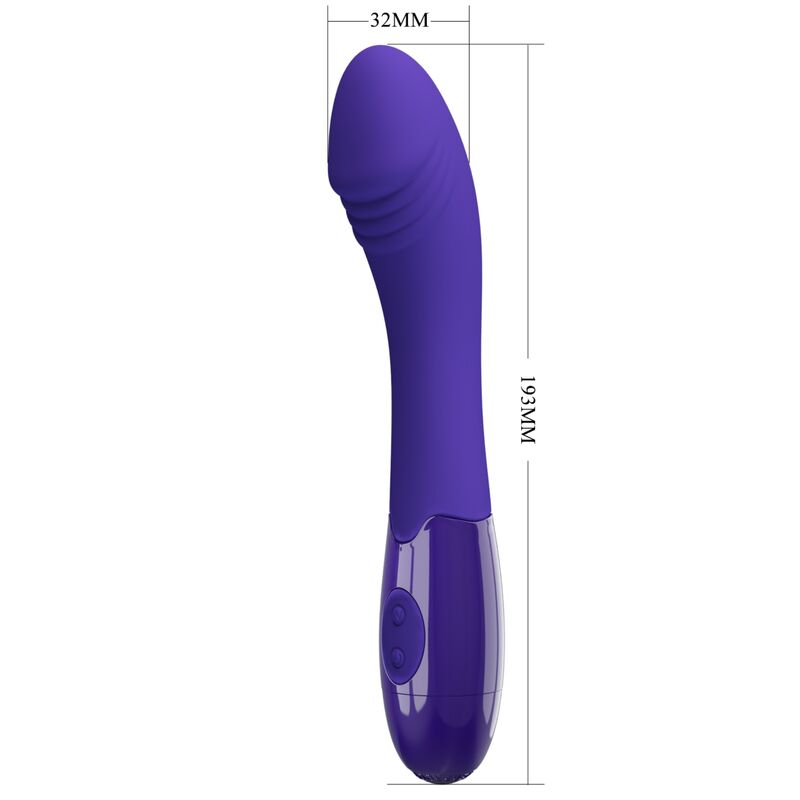 PRETTY LOVE - DILDO VIBROMASSEUR VIOLET ELEMENTAL YOUTH