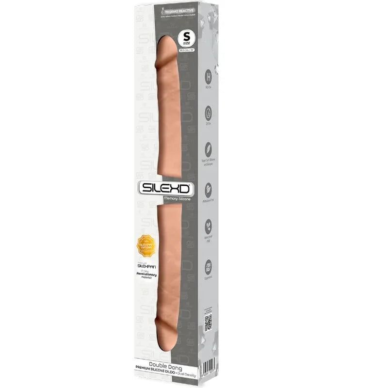SILEXD - DOUBLE DONG RÉALISTE PREMIUM SILEXPAN SILICONE 38.5 CM - Incandessens