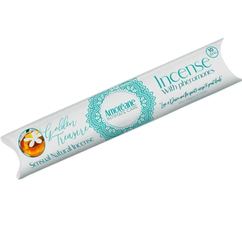 AMOREANE - ENCENS TRÉSOR D'OR AUX PHÉROMONES ARÔME JASMIN - Incandessens