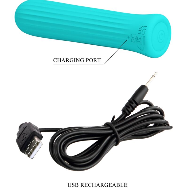 PRETTY LOVE - VIBRATEUR STIMULATEUR BLEU