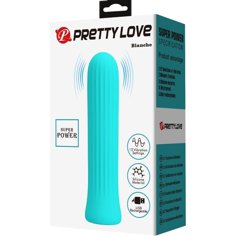 PRETTY LOVE - VIBRATEUR STIMULATEUR BLEU