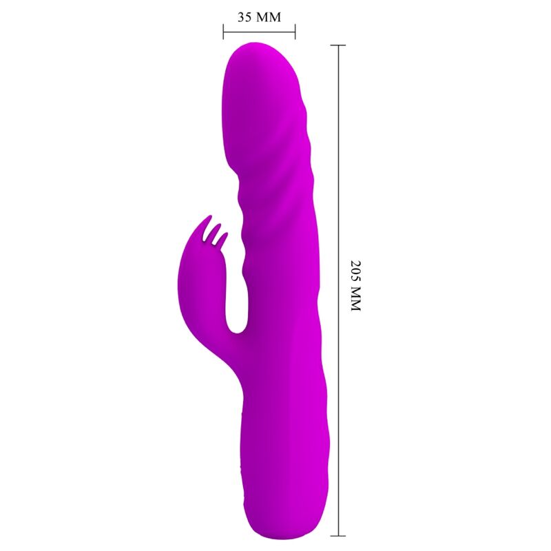 PRETTY LOVE - VIBROMASSEUR RECHARGEABLE MELANIE VIOLET