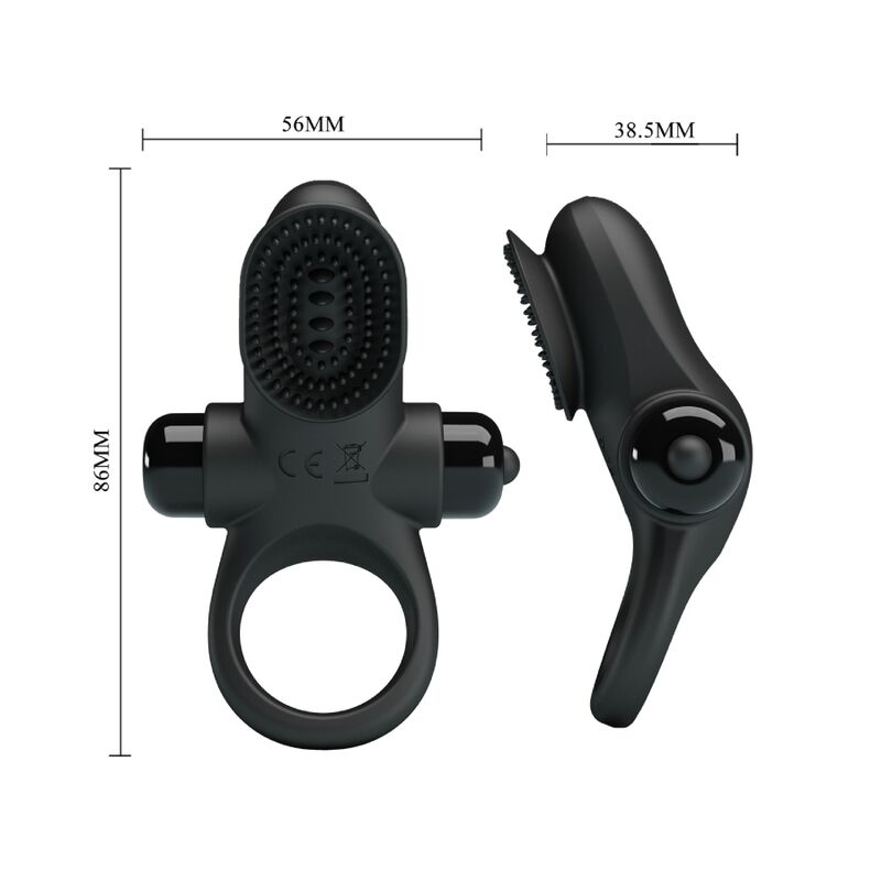 PRETTY LOVE - COCKRING VIBRATOR RING II NOIR