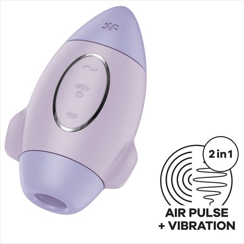 SATISFYER - MISSION CONTROL PETIT STIMULATEUR CLITORIS DOUBLE IMPULSION