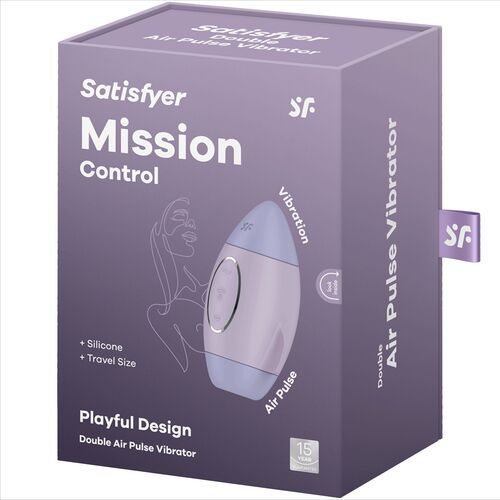 SATISFYER - MISSION CONTROL PETIT STIMULATEUR CLITORIS DOUBLE IMPULSION