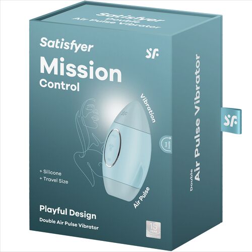 SATISFYER - MISSION CONTROL PETIT STIMULATEUR CLITORIS DOUBLE IMPULSION