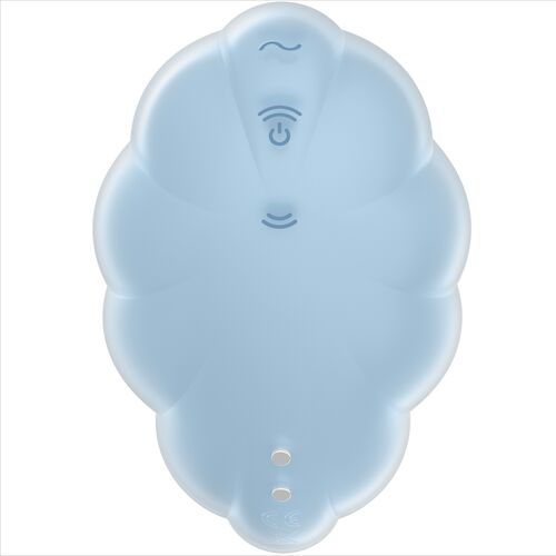 SATISFYER - STIMULATEUR DE CLITORIS RECHARGEABLE CLOUD DANCER AIR PULSE
