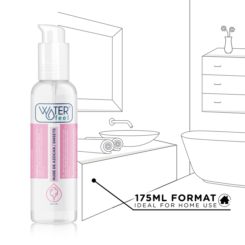 WATERFEEL - LUBRIFIANT BARBE A PAPA 175 ML