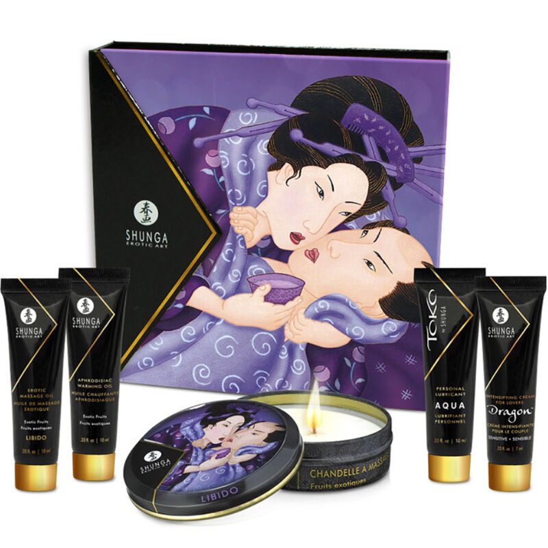 SHUNGA - KIT MASSAGE FRUITS EXOTIQUES SECRETS GEISHA