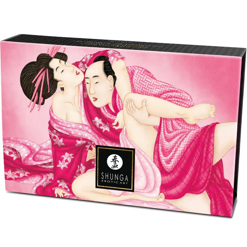 SHUNGA - KIT DE POUDRE DE MASSAGE COMESTIBLE FRAMBOISE - Incandessens