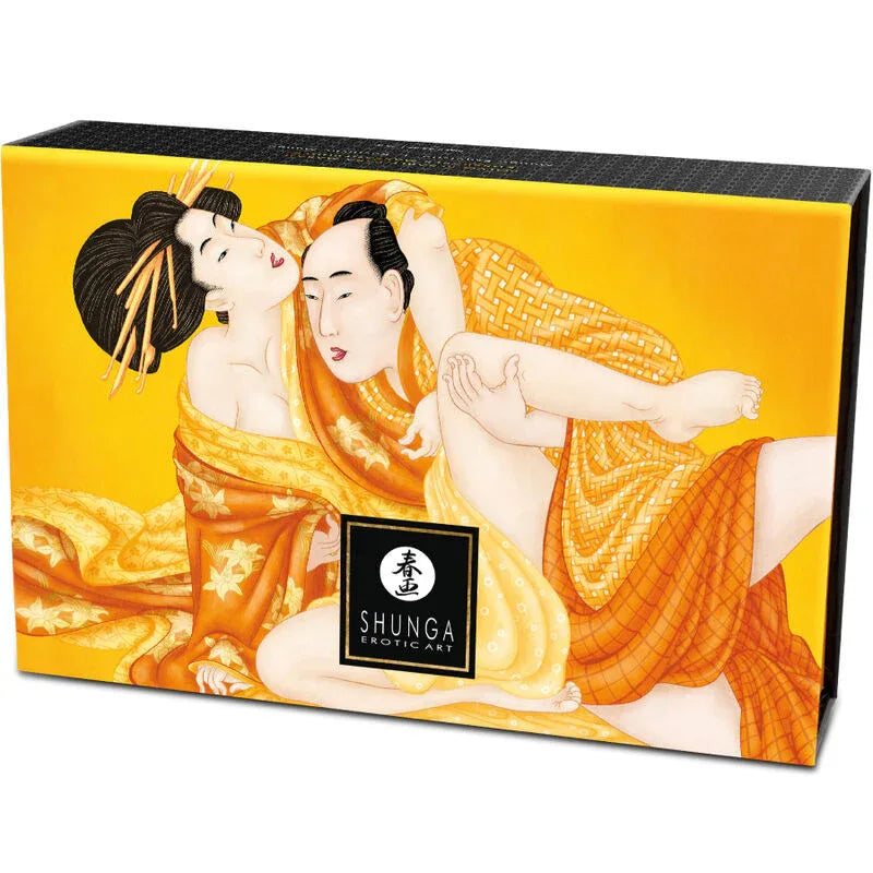 SHUNGA - KIT DE POUDRE DE MASSAGE COMESTIBLE MANGUE - Incandessens