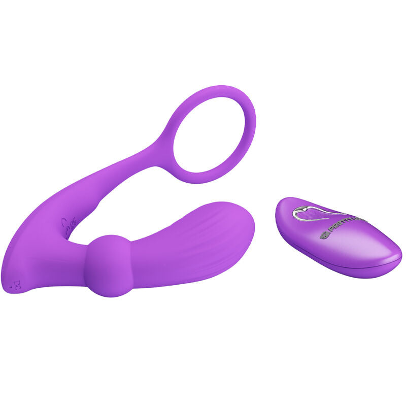 PRETTY LOVE - PLUG ET COCKRING WARREN ET VIBRATEUR ANAL VIOLET