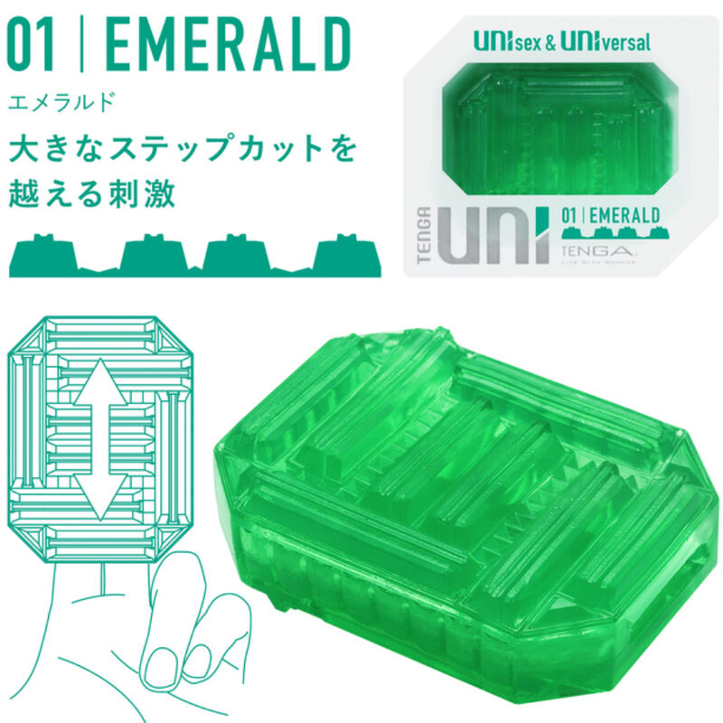 TENGA - PACK DE DOIGTS MASTURBATEUR UNI VARIETY 4 UNITÉS