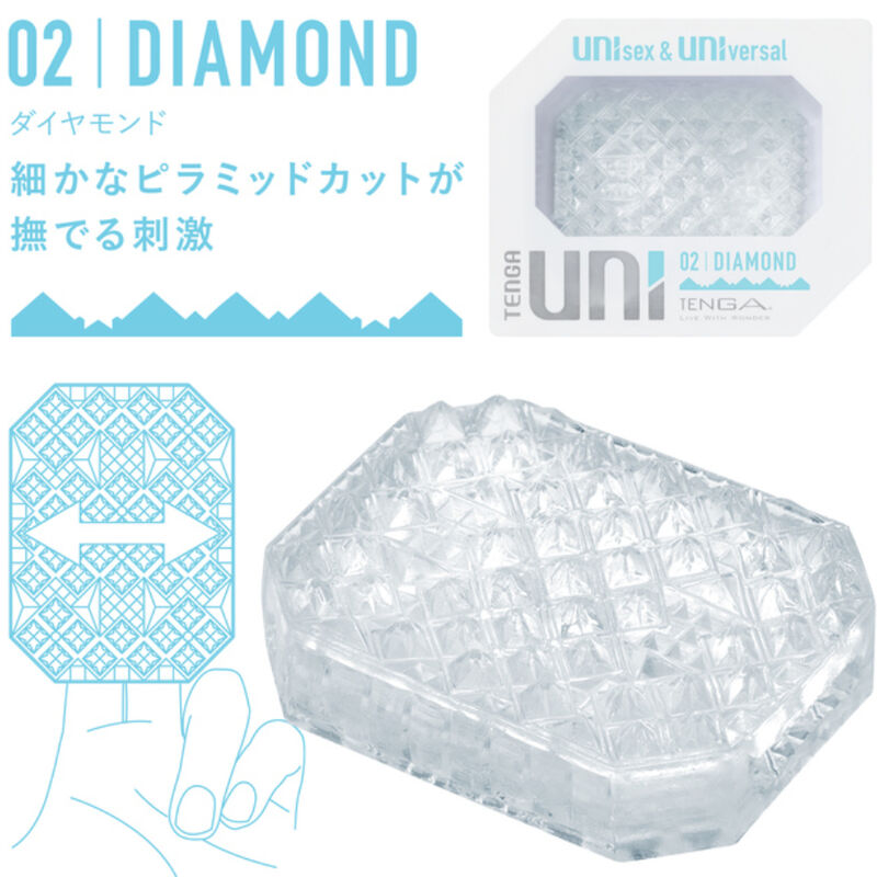 TENGA - PACK DE DOIGTS MASTURBATEUR UNI VARIETY 4 UNITÉS