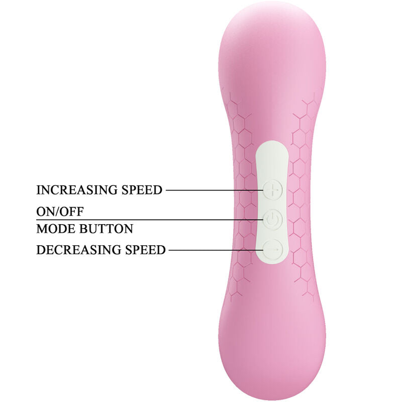 ROMANCE - STIMULATEUR CLITORIDIEN ASPIRATION 7 MODES SILICONE RECHARGEABLE ROSE EMERAUDE