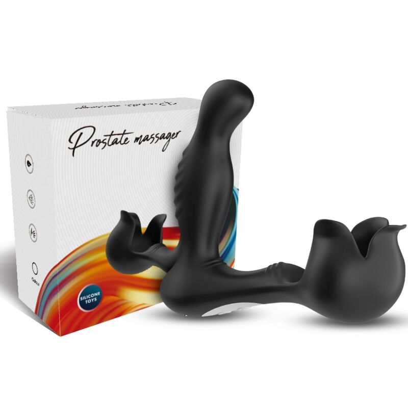 ARMONY - VIBRATEUR SURROUND ANAL & STIMULATEUR TESTICULES TÉLÉCOMMANDE NOIR