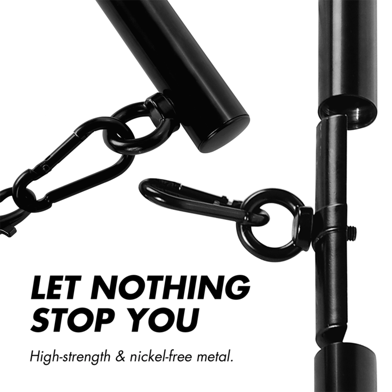 FETISH SUBMISSIVE BONDAGE - BARRE ATTACHES ECARTEUR RÉGLABLE 4 PIÈCES