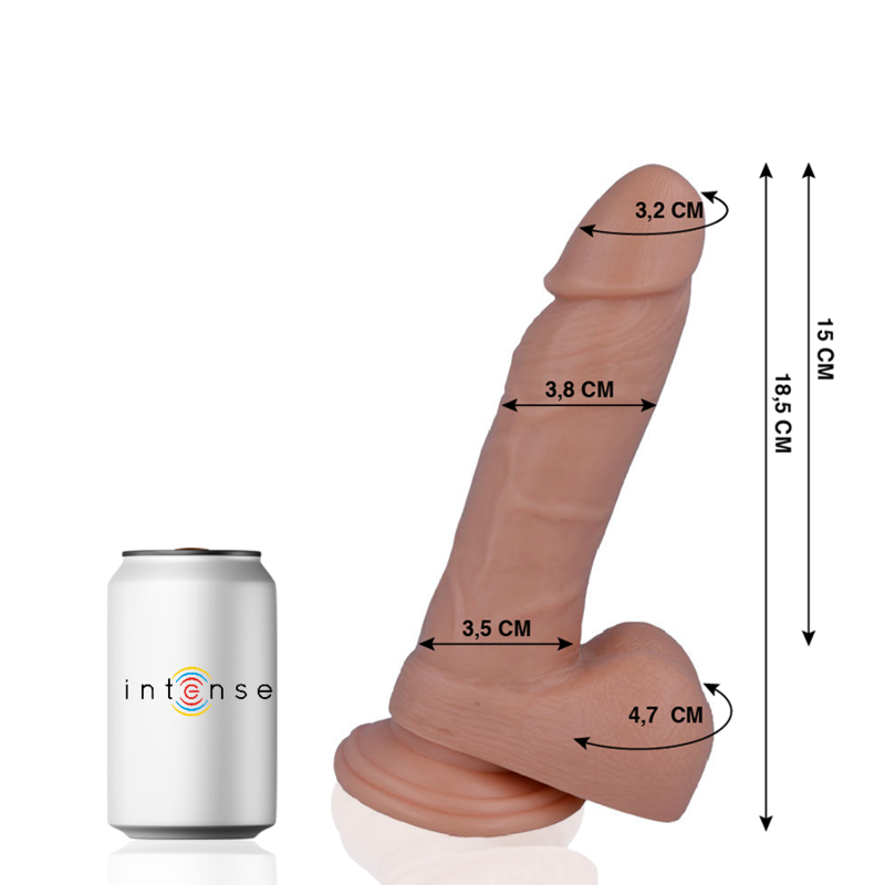 MR INTENSE - 14 GODE RÉALISTE 18.5 CM -O- 3.8 CM