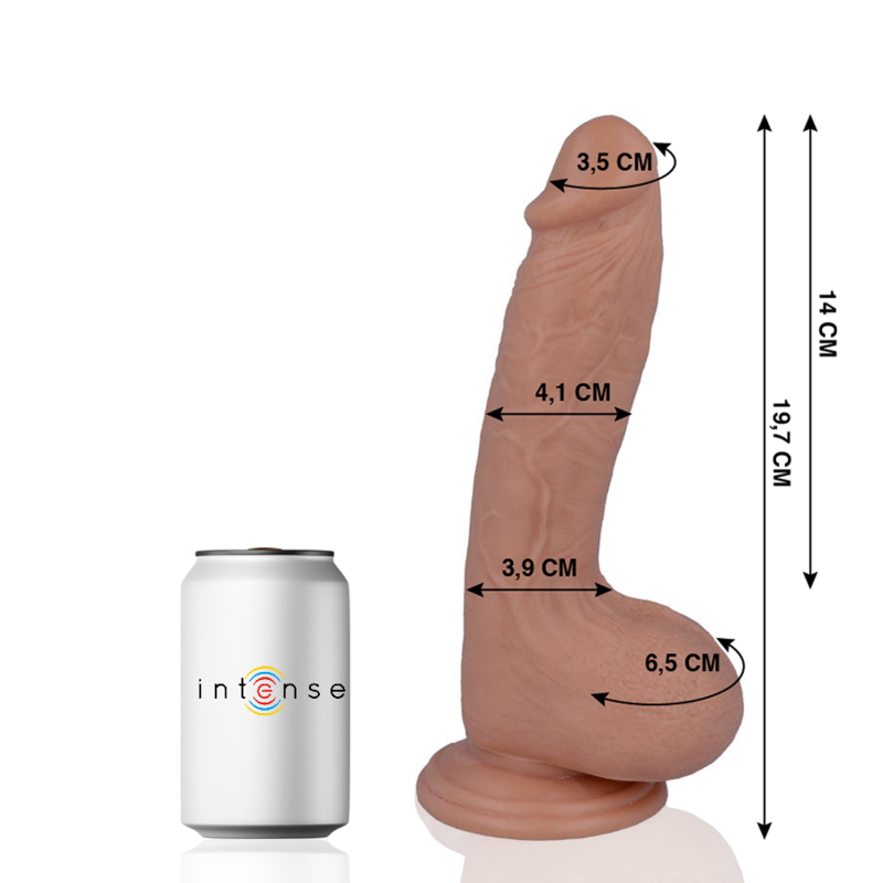 MR INTENSE - 17 GODE RÉALISTE 19.7 CM -O- 4.1 CM