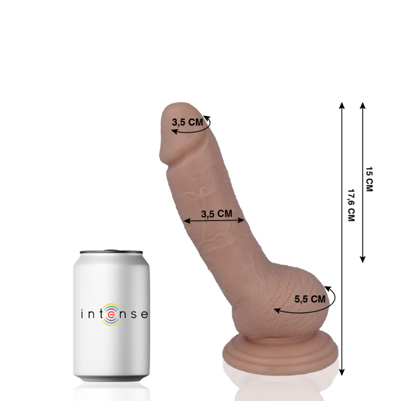 MR INTENSE - 8 GODE RÉALISTE 17.6 CM -O- 3.5 CM