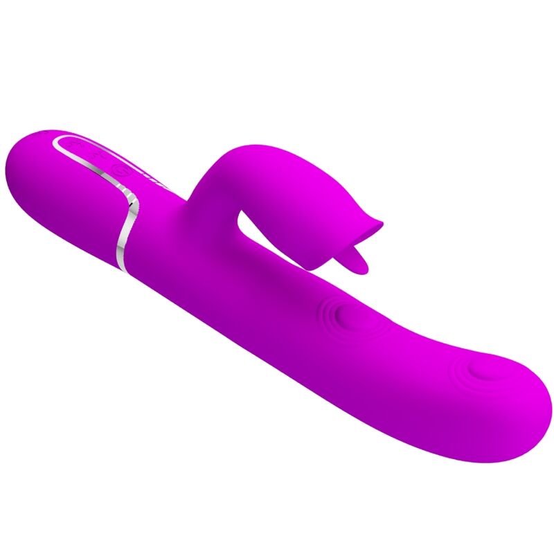 PRETTY LOVE - VIBROMASSEUR ET STIMULATEUR CLITORIS FUCHSIA