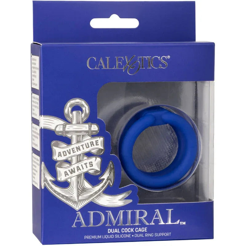 CALEXOTICS - ADMIRAL CAGE DOUBLE COCK BLEU - Incandessens