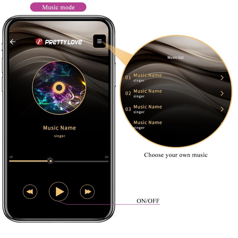 PRETTY LOVE - OEUF VIBRANT TELECOMMANDE CATALINA AVEC APPLICATION