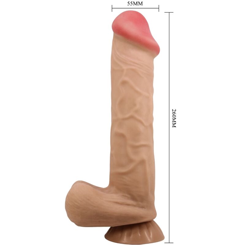 PRETTY LOVE - SLIDING SKIN GODE RÉALISTE AVEC VENTOUSE 26 CM