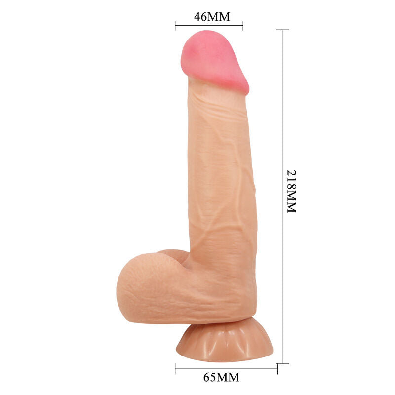 PRETTY LOVE - SLIDING SKIN GODE RÉALISTE AVEC VENTOUSE 21,8 CM