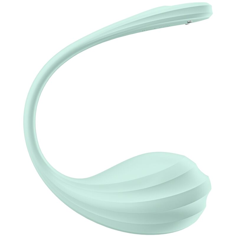 SATISFYER - STIMULATEUR DE POINT G PÉTALE VERT D'EAU