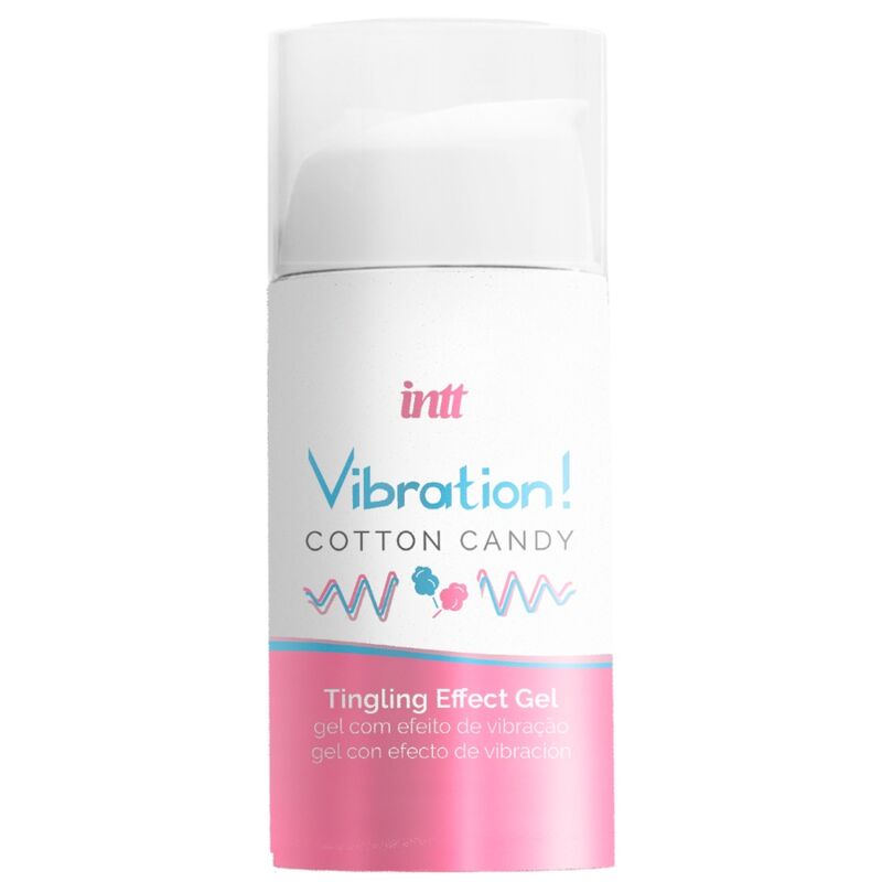 INTT - GEL VIBRATEUR LIQUIDE BARBE À PAPA PUISSANT STIMULANT INTIME 15 ML