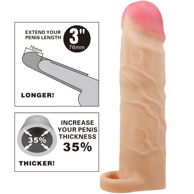 PRETTY LOVE - GAINE MANCHON DE PENIS EN SILICONE GERD