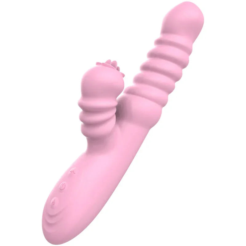 ARMONY - VIBRATEUR MULTIFONCTION AVEC LANGUE STIMULANTE EFFET CHALEUR ROSE - Incandessens