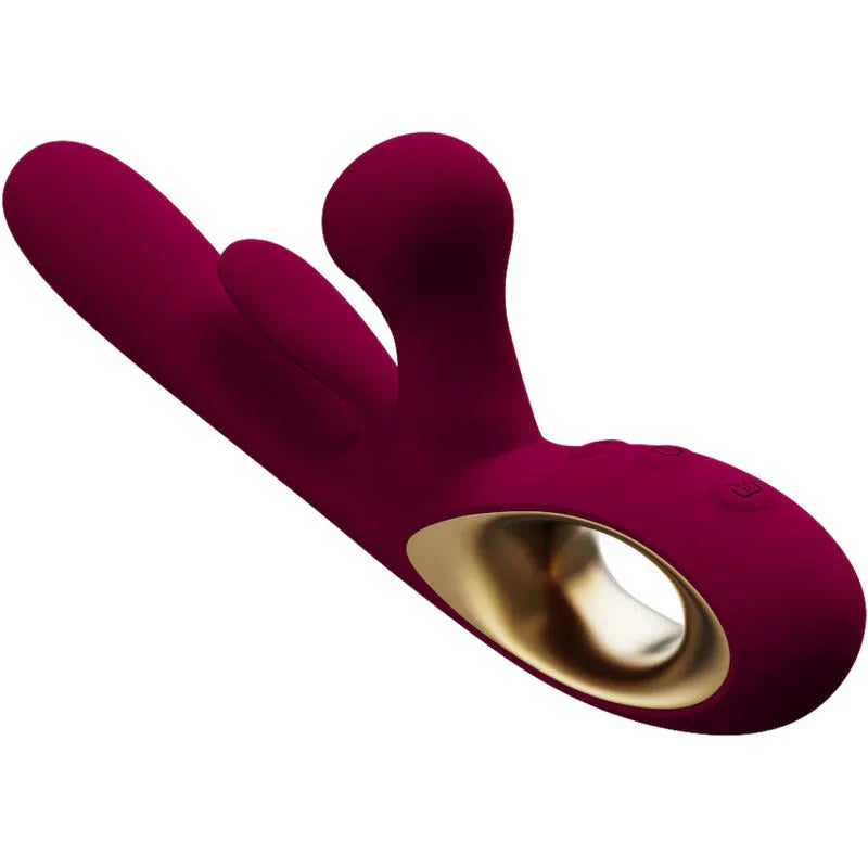 ARMONY - VIBRATEUR IMPACT SWING & DOUBLE STIMULATEUR MODÈLE 1 BORDEAUX - Incandessens