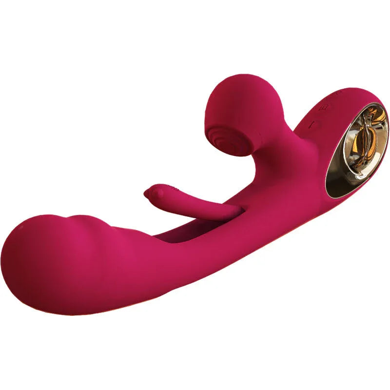 ARMONY - VIBRATEUR IMPACT SWING & DOUBLE STIMULATEUR MODÈLE 2 BORDEAUX - Incandessens