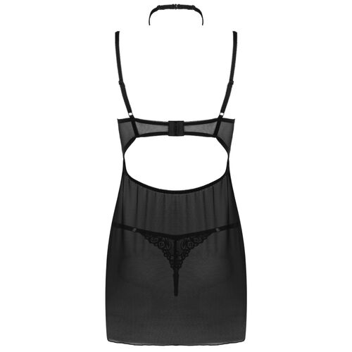 LIVCO CORSETTI FASHION - ENSEMBLE BINELLA BABYDOLL + SRING NOIR