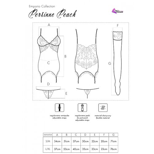 LIVCO CORSETTI FASHION - ENSEMBLE PERSINNE PEACH