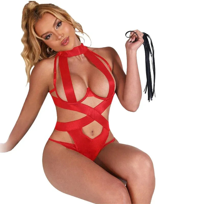 SUBBLIME - BODY SEXY HARNAIS LICOL ROUGE - Incandessens