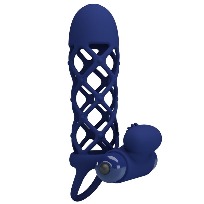 PRETTY LOVE - GIANN ANNEAU GAINE EN SILICONE BLEU