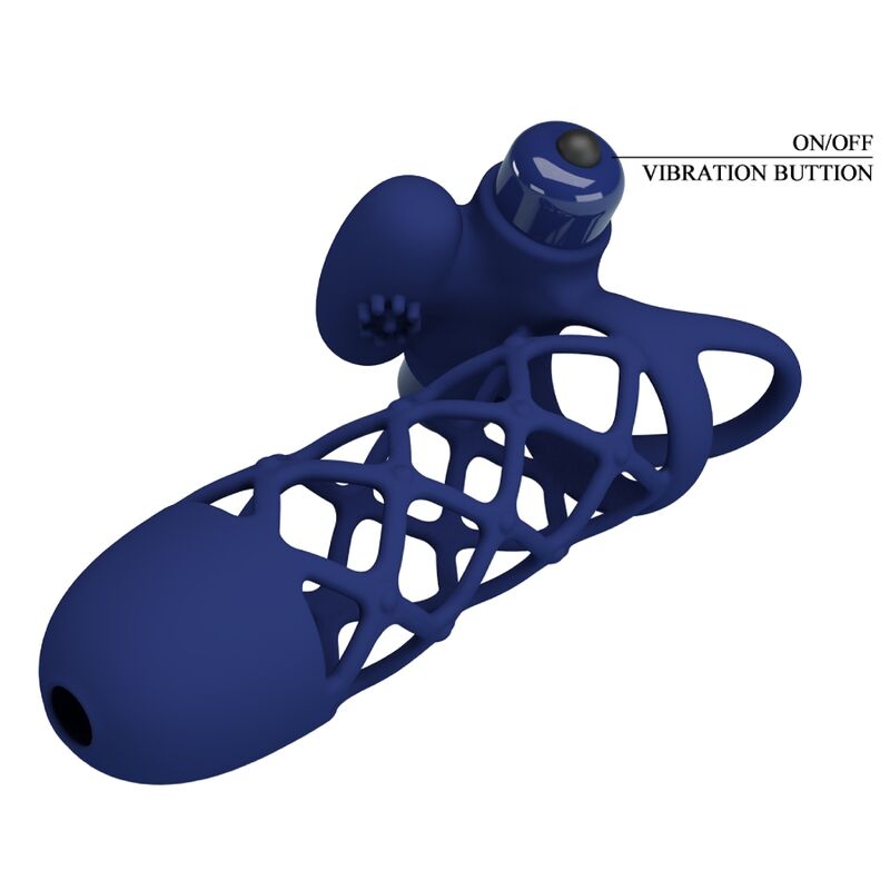 PRETTY LOVE - GIANN ANNEAU GAINE EN SILICONE BLEU