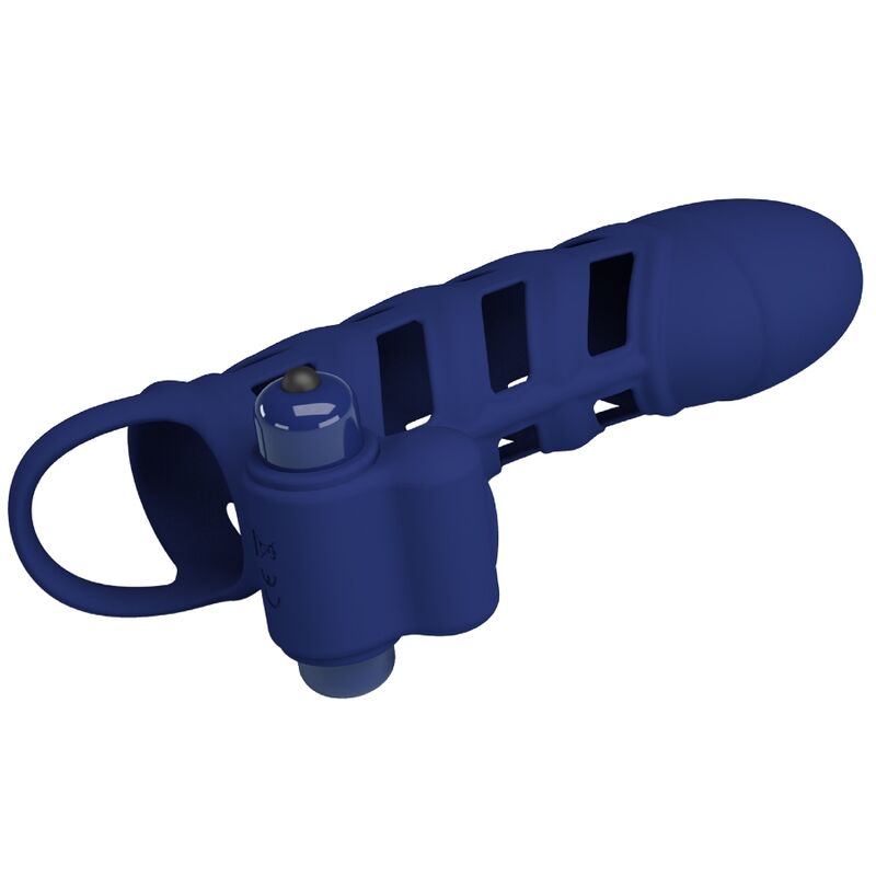 PRETTY LOVE - ALTAF ANNEAU GAINE EN SILICONE BLEU