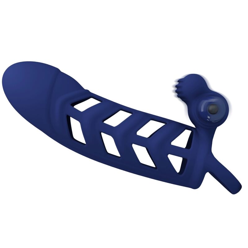 PRETTY LOVE - ALTAF ANNEAU GAINE EN SILICONE BLEU